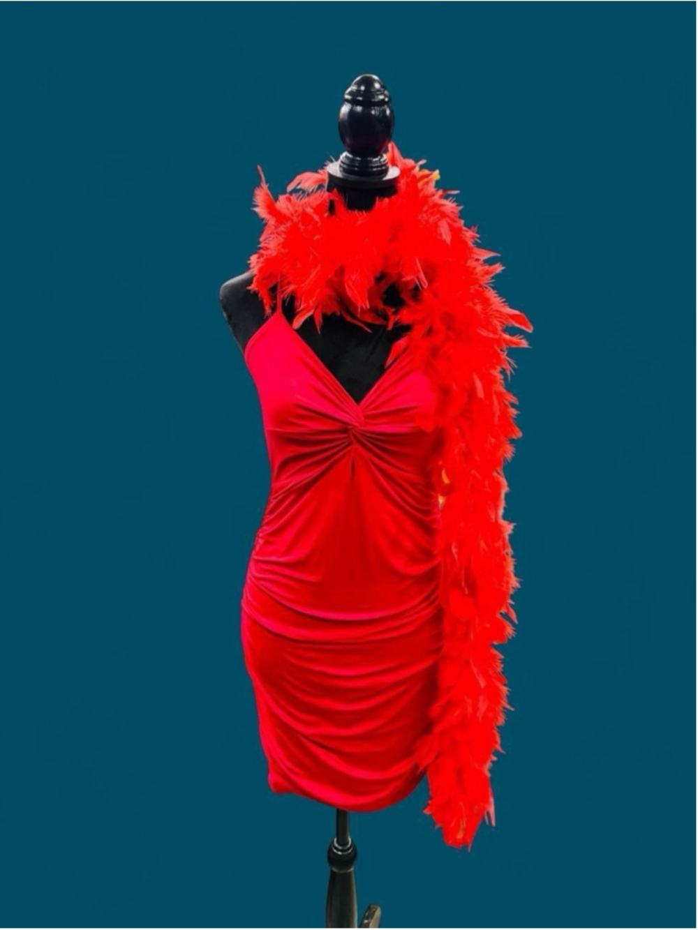 Oh Polly Red Ruched Twist Front Bodycon Mini Dress 10 Party Going Out Sexy Date
